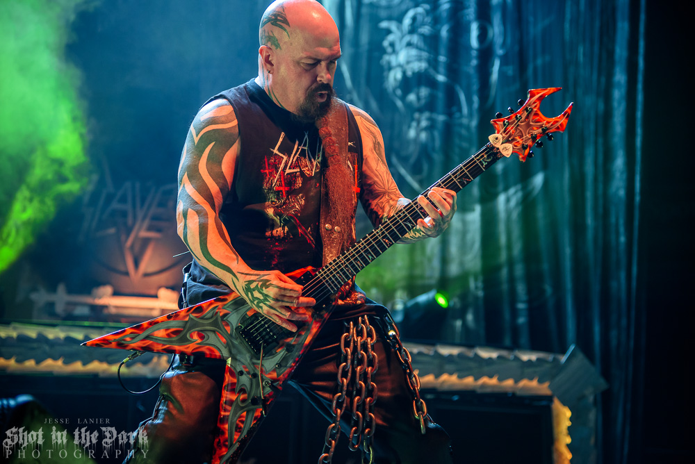 Slayer, Pacific Coliseum, photo by Jesse Lanier