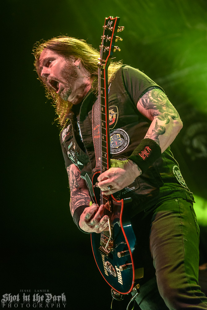 Slayer, Pacific Coliseum, photo by Jesse Lanier