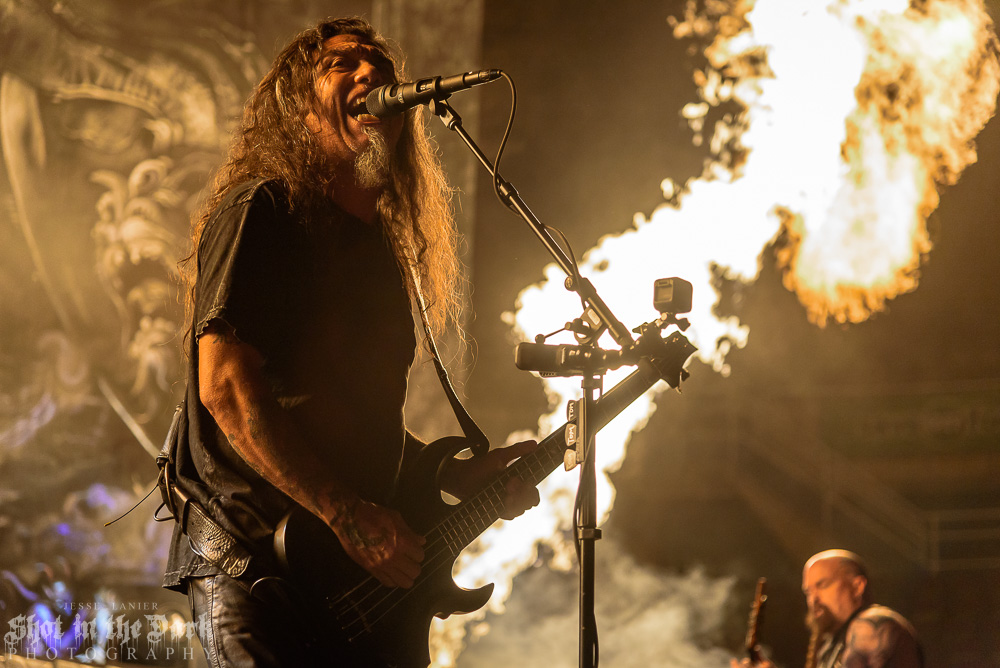 Slayer, Pacific Coliseum, photo by Jesse Lanier