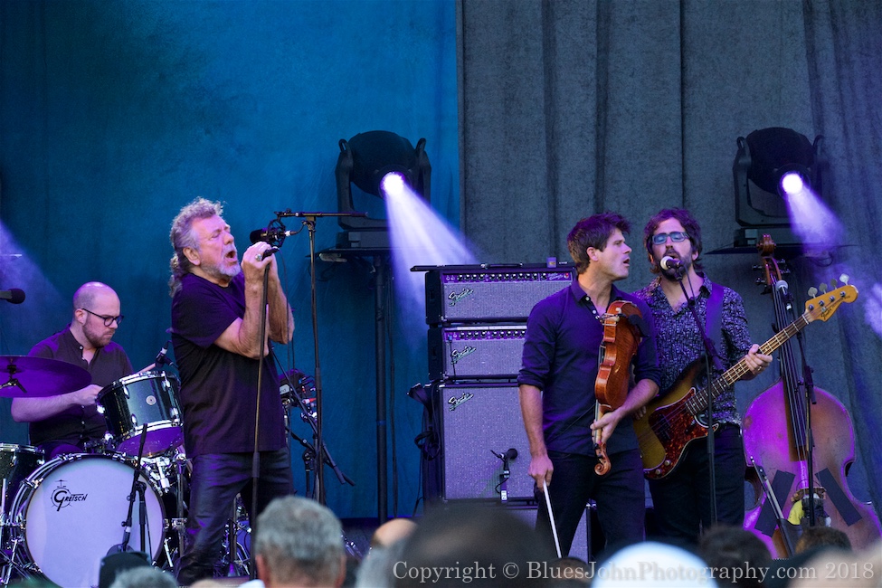 Robert Plant, Edgefield Amphitheater, photo by John Alcala