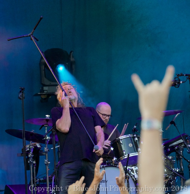 Robert Plant, Edgefield Amphitheater, photo by John Alcala