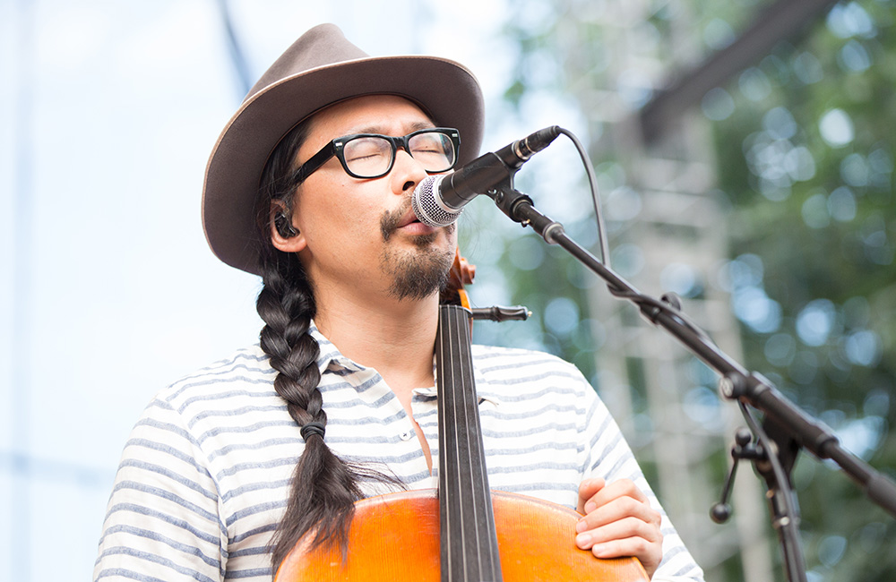 The Avett Brothers, Edgefield Amphitheater, photo by Joe Duquette