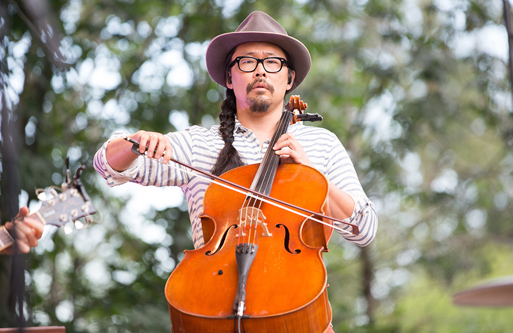 The Avett Brothers, Edgefield Amphitheater, photo by Joe Duquette