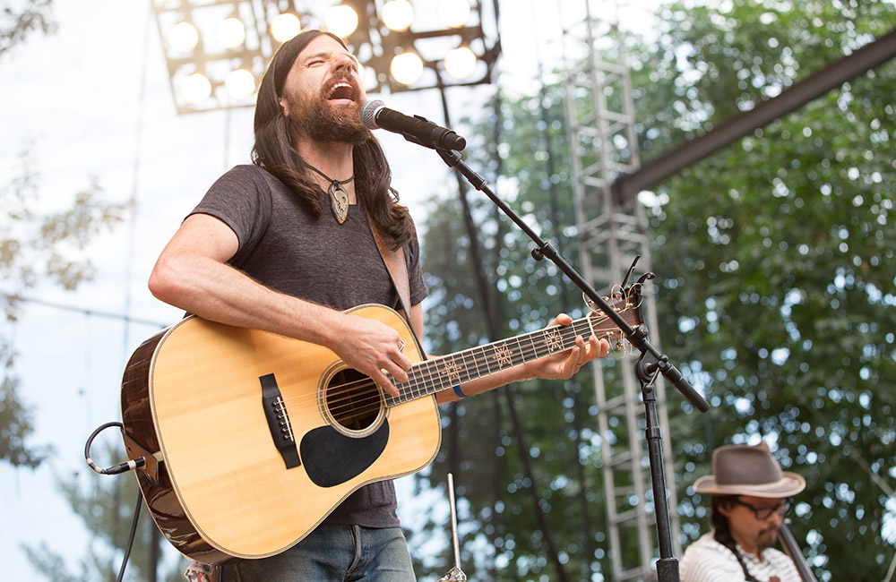 The Avett Brothers, Edgefield Amphitheater, photo by Joe Duquette