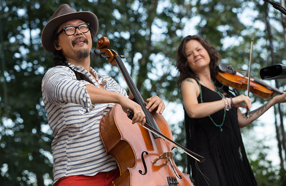The Avett Brothers, Edgefield Amphitheater, photo by Joe Duquette