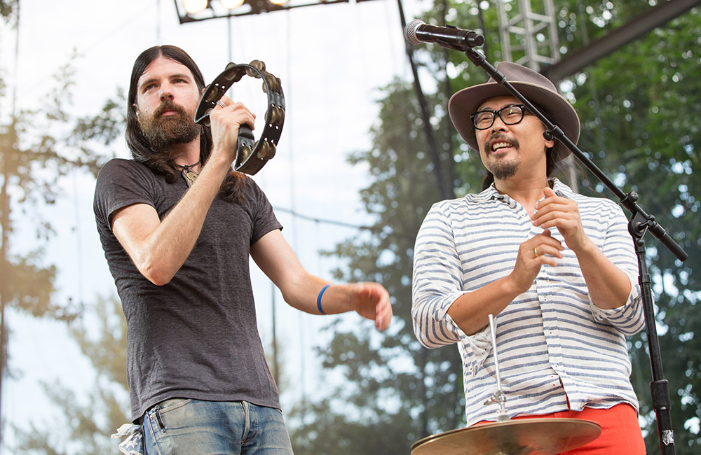 The Avett Brothers, Edgefield Amphitheater, photo by Joe Duquette