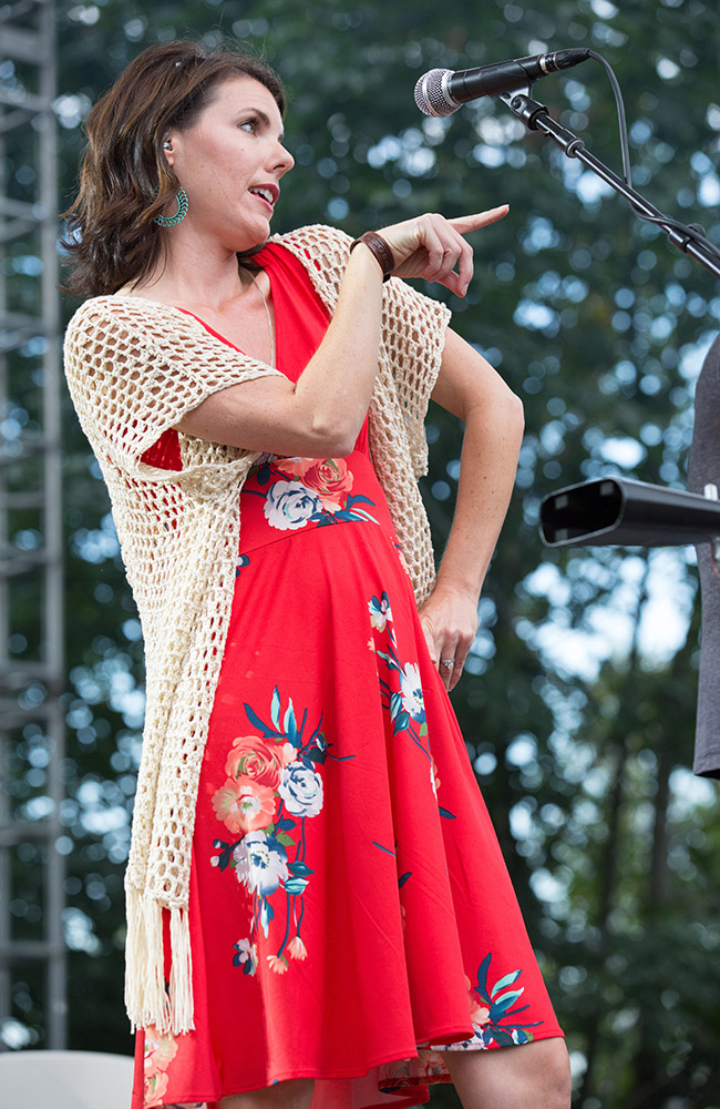 The Avett Brothers, Edgefield Amphitheater, photo by Joe Duquette