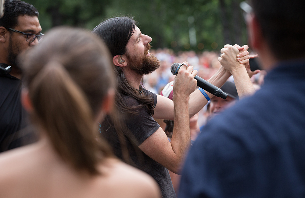 The Avett Brothers, Edgefield Amphitheater, photo by Joe Duquette