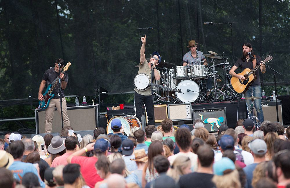 The Avett Brothers, Edgefield Amphitheater, photo by Joe Duquette