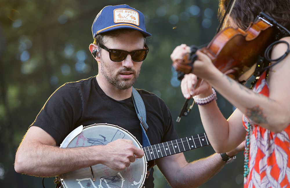 The Avett Brothers, Edgefield Amphitheater, photo by Joe Duquette