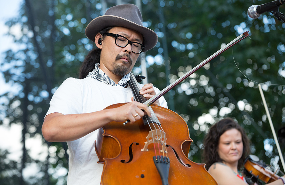 The Avett Brothers, Edgefield Amphitheater, photo by Joe Duquette
