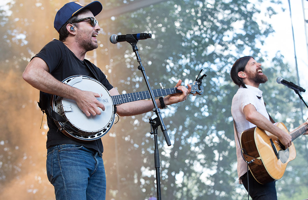 The Avett Brothers, Edgefield Amphitheater, photo by Joe Duquette