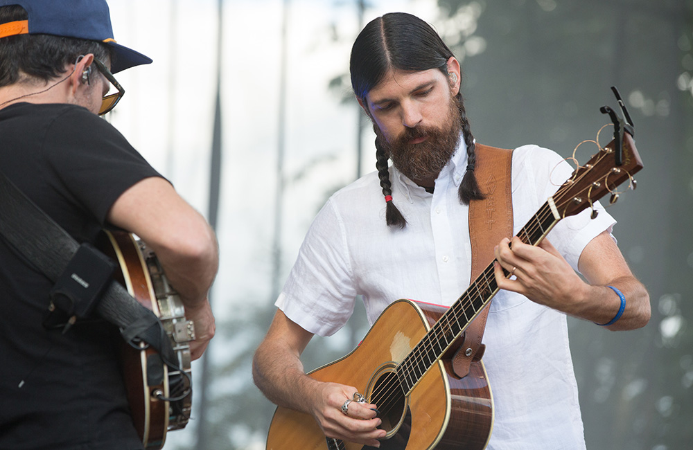 The Avett Brothers, Edgefield Amphitheater, photo by Joe Duquette