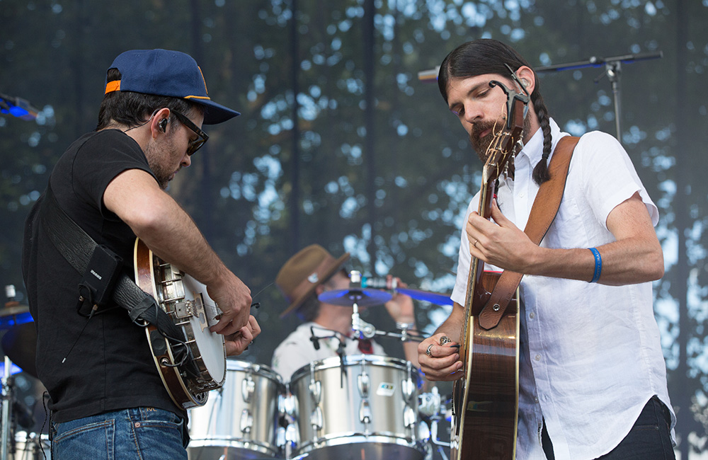 The Avett Brothers, Edgefield Amphitheater, photo by Joe Duquette