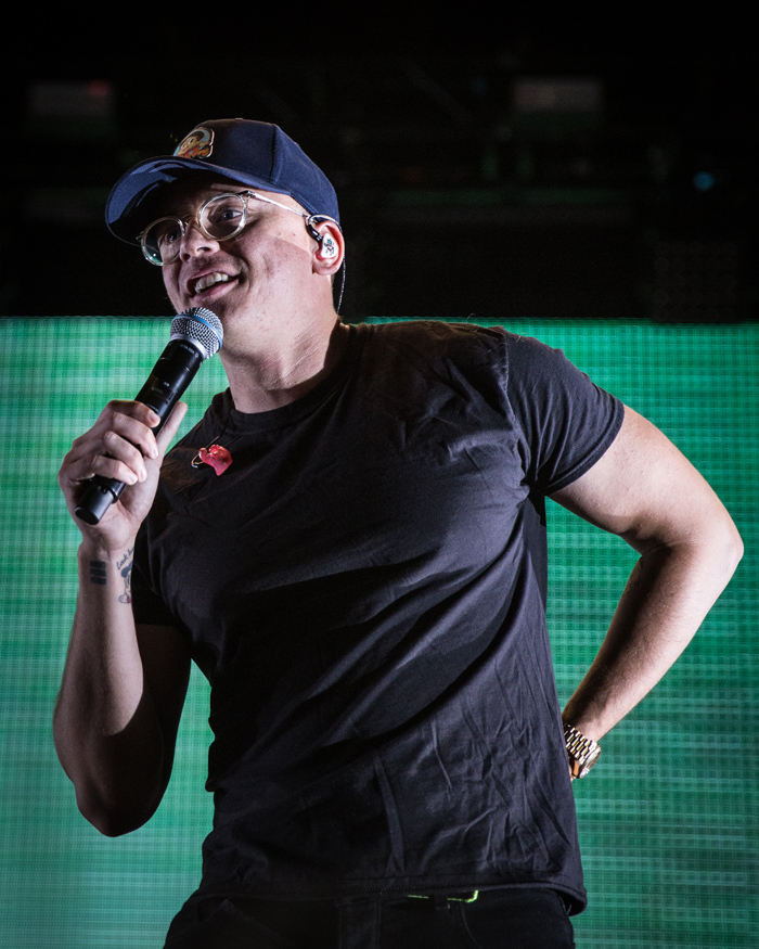 Logic, Moda Center, photo by Jensen Ocampo