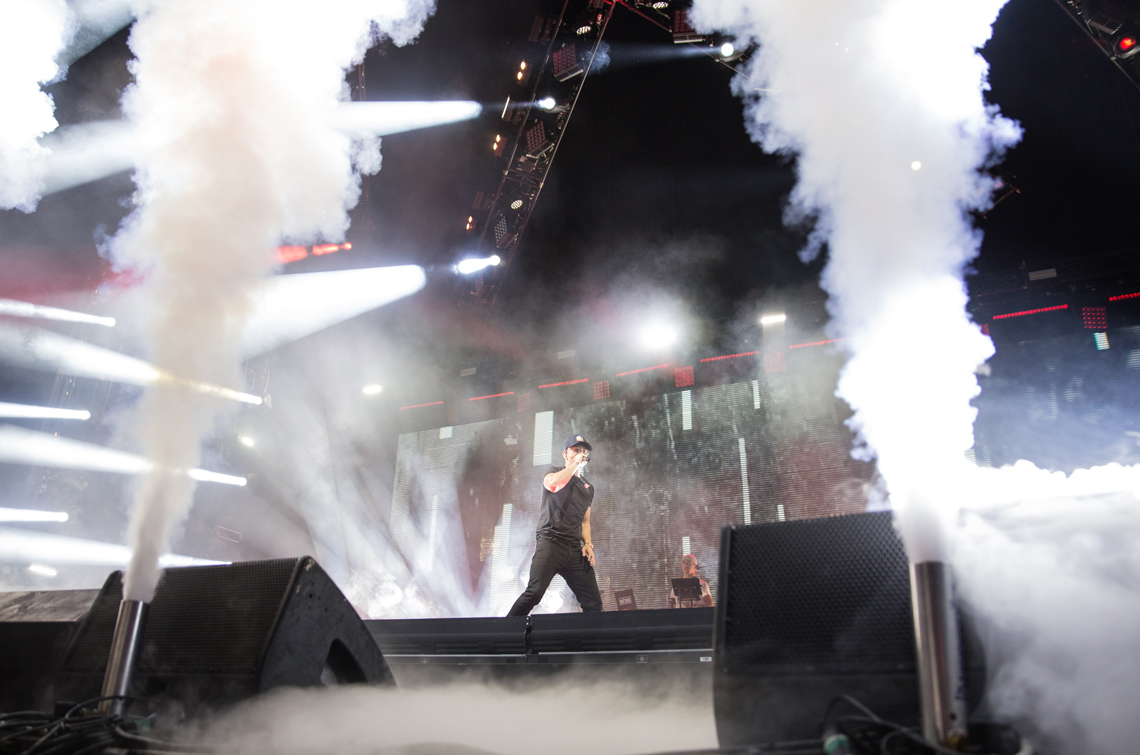 Logic, Moda Center, photo by Jensen Ocampo