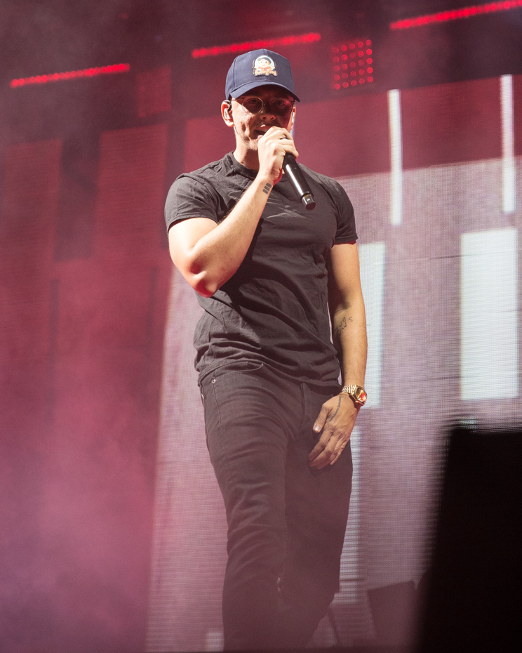 Logic, Moda Center, photo by Jensen Ocampo