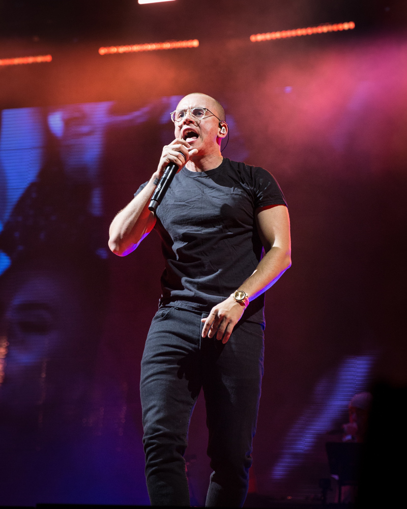 Logic, Moda Center, photo by Jensen Ocampo