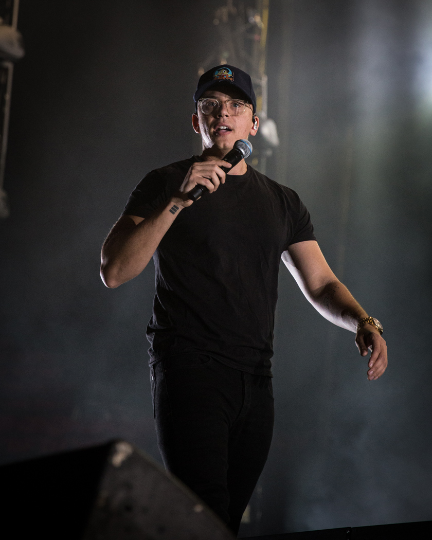 Logic, Moda Center, photo by Jensen Ocampo