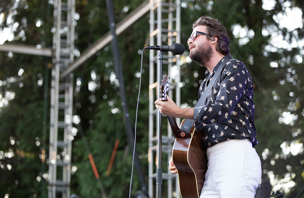 Father John Misty, Edgefield Amphitheater, photo by Joe Duquette