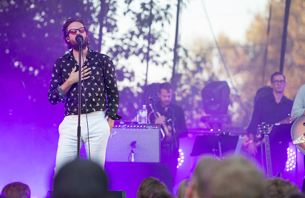 Father John Misty, Edgefield Amphitheater, photo by Joe Duquette