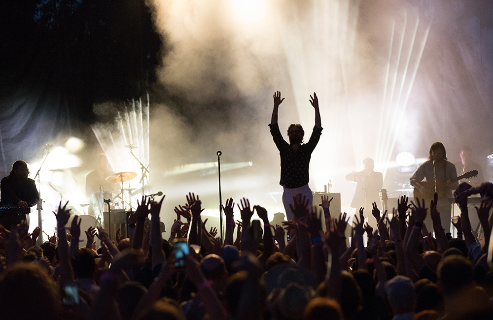 Father John Misty, Edgefield Amphitheater, photo by Joe Duquette