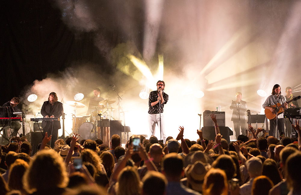 Father John Misty, Edgefield Amphitheater, photo by Joe Duquette