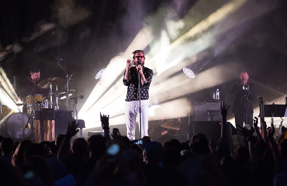 Father John Misty, Edgefield Amphitheater, photo by Joe Duquette