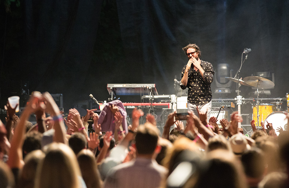Father John Misty, Edgefield Amphitheater, photo by Joe Duquette