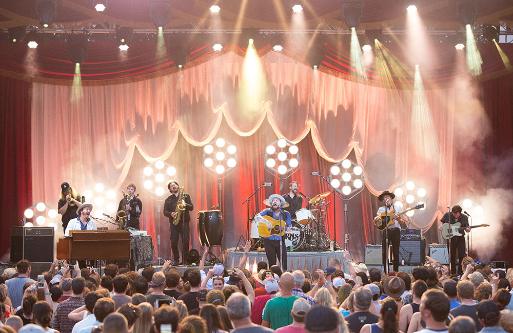 Nathaniel Rateliff, Edgefield Amphitheater, photo by Joe Duquette