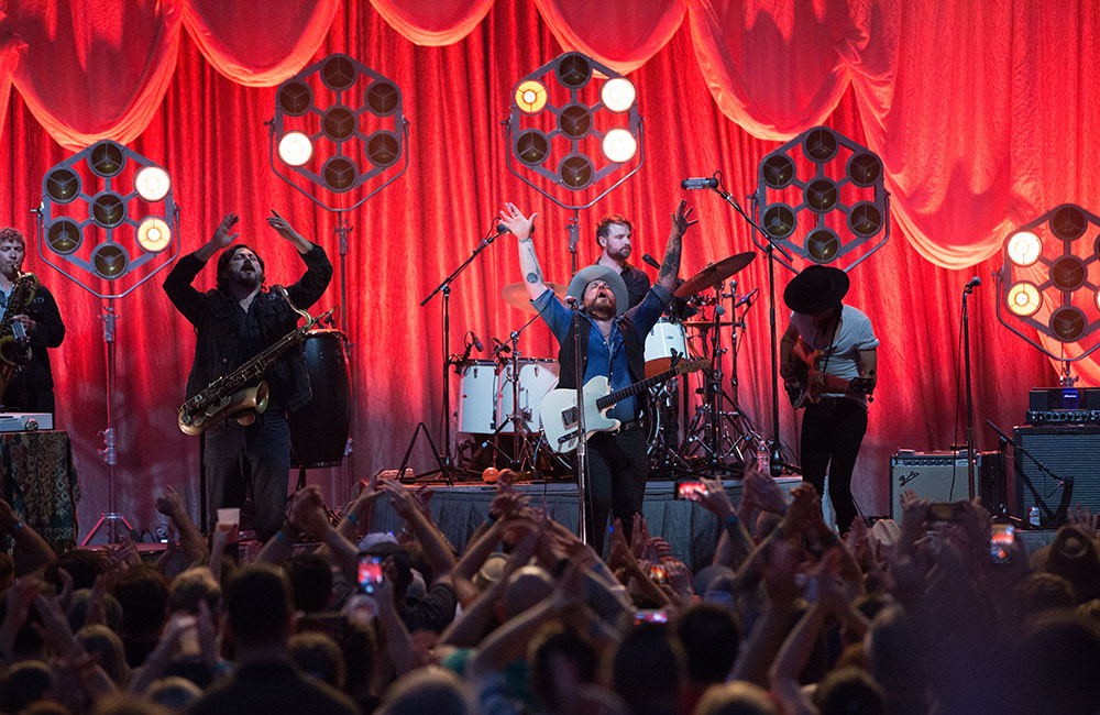Nathaniel Rateliff, Edgefield Amphitheater, photo by Joe Duquette