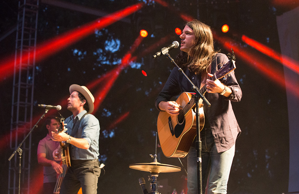 The Avett Brothers, Edgefield Amphitheater, photo by Joe Duquette