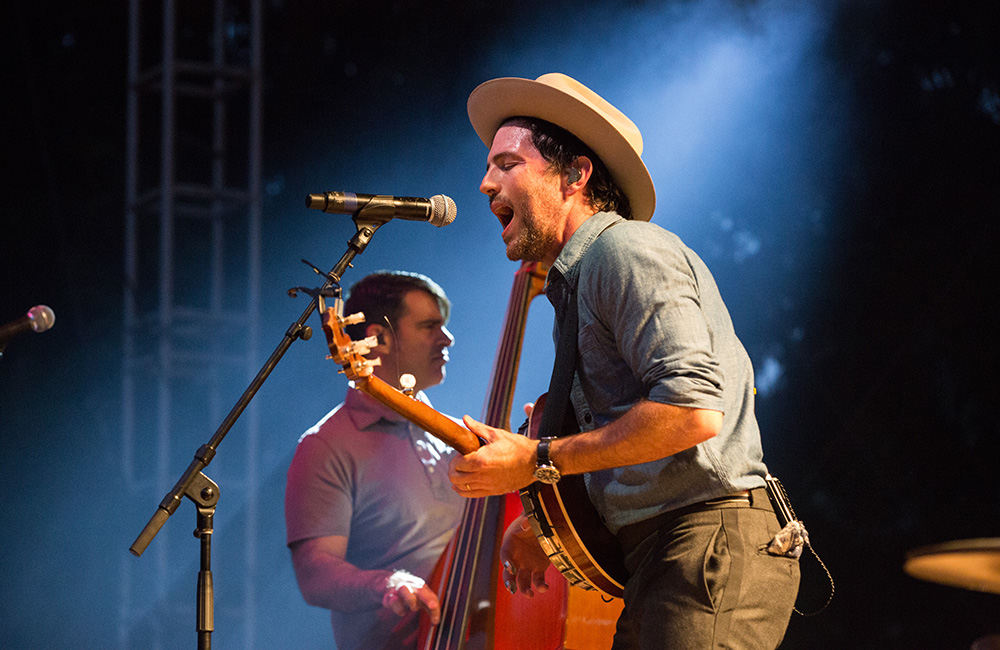 The Avett Brothers, Edgefield Amphitheater, photo by Joe Duquette