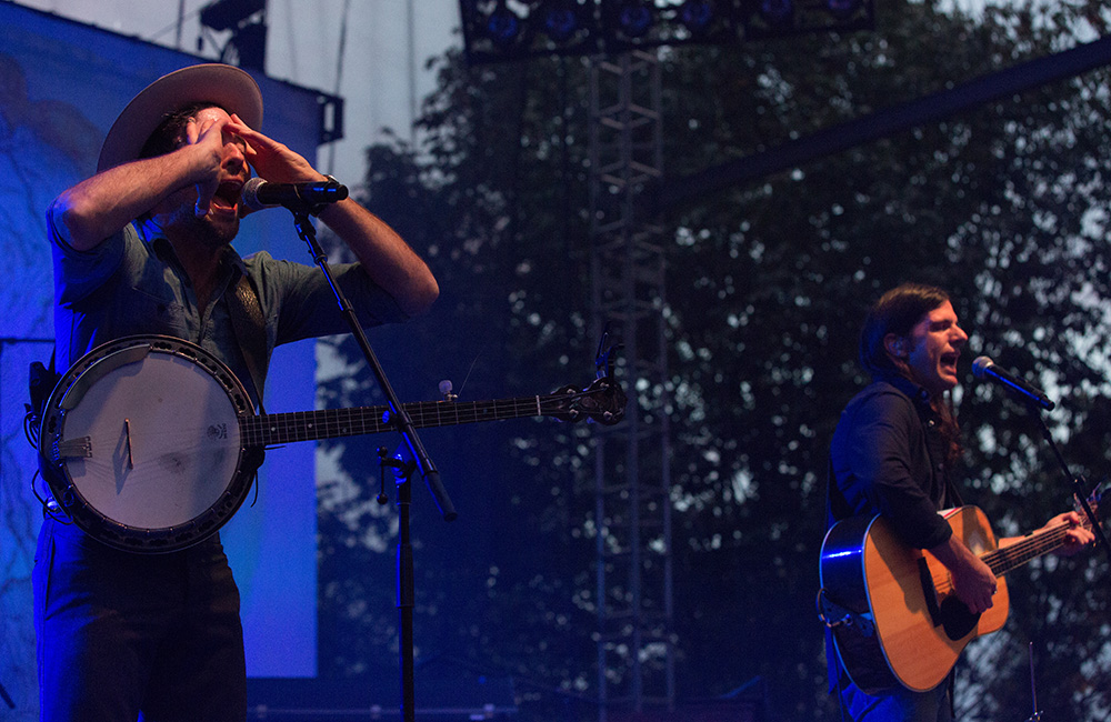 The Avett Brothers, Edgefield Amphitheater, photo by Joe Duquette
