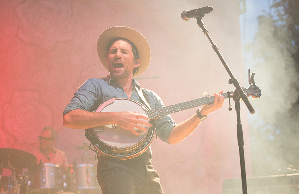 The Avett Brothers, Edgefield Amphitheater, photo by Joe Duquette