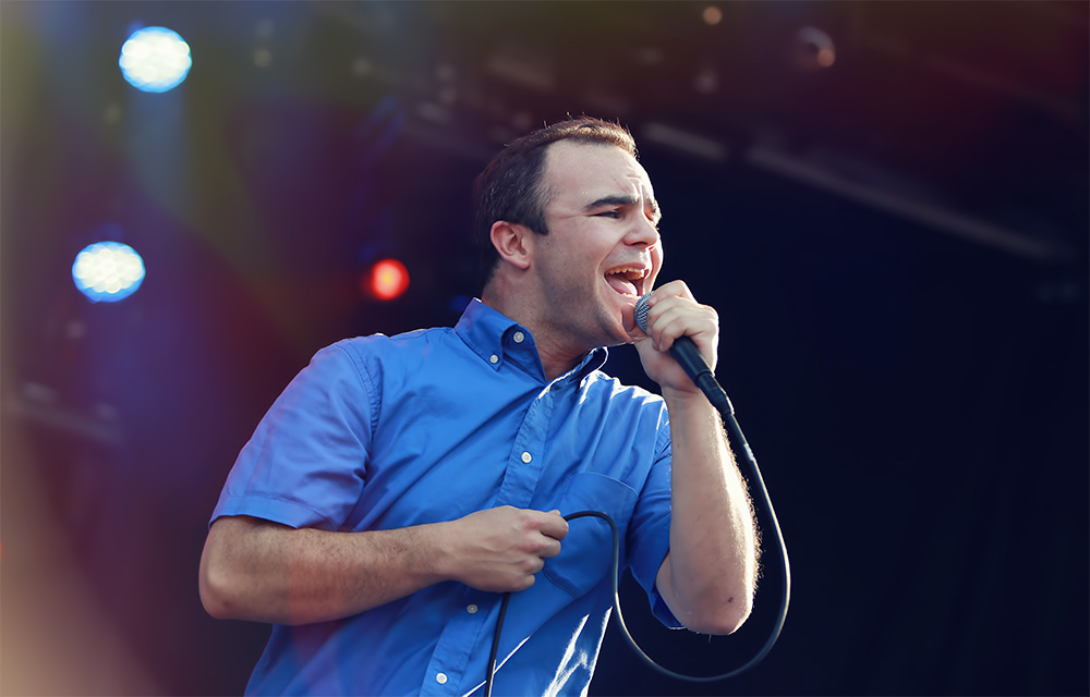 Future Islands, MusicfestNW, Tom McCall Waterfront Park, photo by Autumn Andel