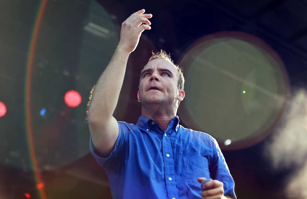 Future Islands, MusicfestNW, Tom McCall Waterfront Park, photo by Autumn Andel