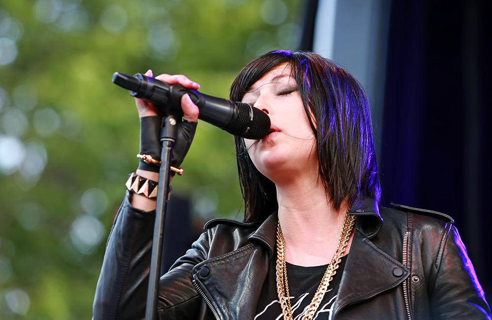 Phantogram, MusicfestNW, Tom McCall Waterfront Park, photo by Autumn Andel