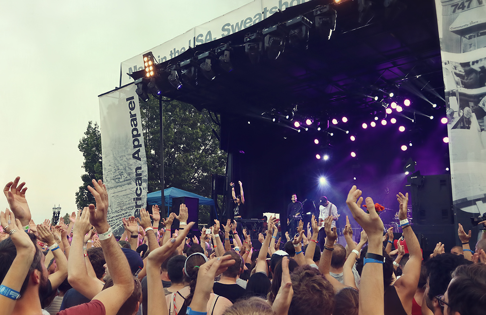 Phantogram, MusicfestNW, Tom McCall Waterfront Park, photo by Autumn Andel