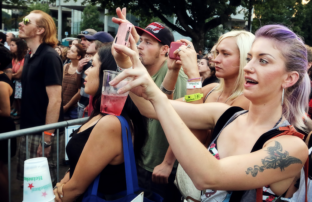 Phantogram, MusicfestNW, Tom McCall Waterfront Park, photo by Autumn Andel