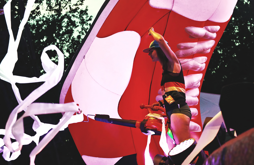 Girl Talk, MusicfestNW, Tom McCall Waterfront Park, photo by Autumn Andel