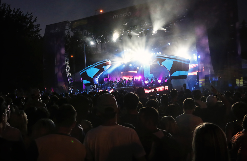 Girl Talk, MusicfestNW, Tom McCall Waterfront Park, photo by Autumn Andel