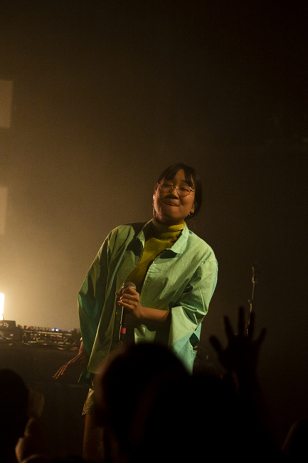 Yaeji, Wonder Ballroom, photo by Dune Stewart