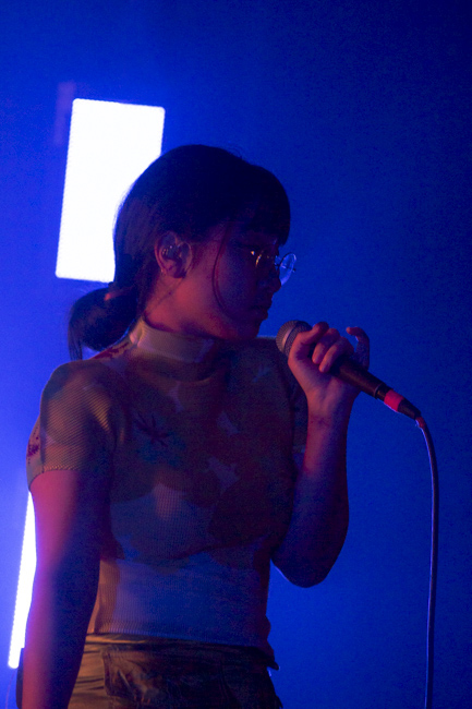 Yaeji, Wonder Ballroom, photo by Dune Stewart