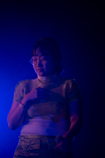 Yaeji, Wonder Ballroom, photo by Dune Stewart