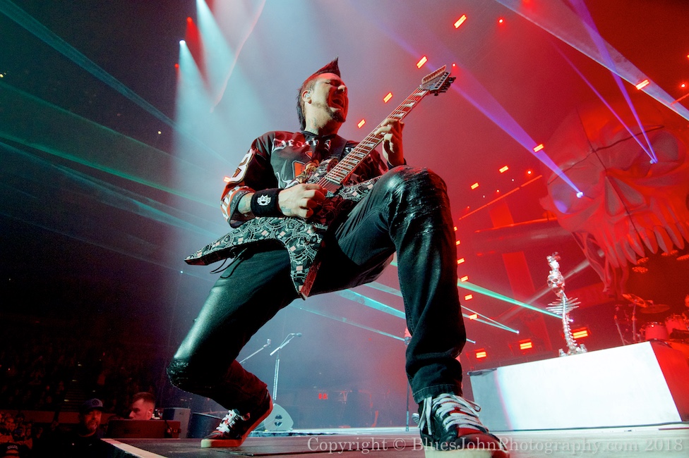 Five Finger Death Punch, Veterans Memorial Coliseum, photo by John Alcala