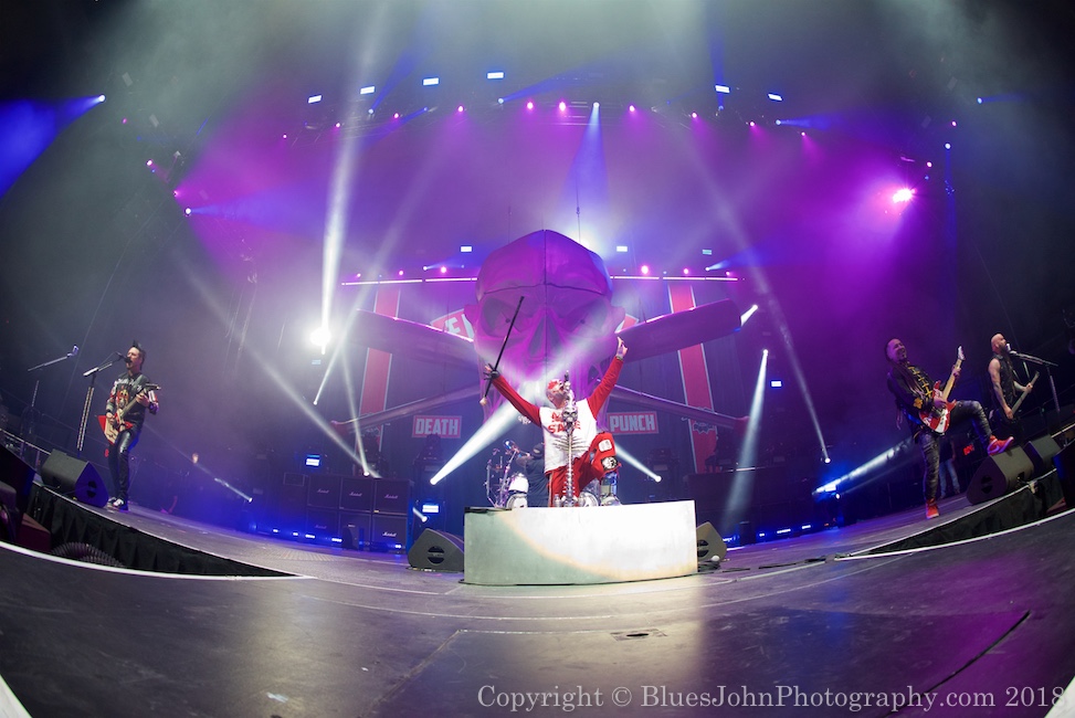Five Finger Death Punch, Veterans Memorial Coliseum, photo by John Alcala