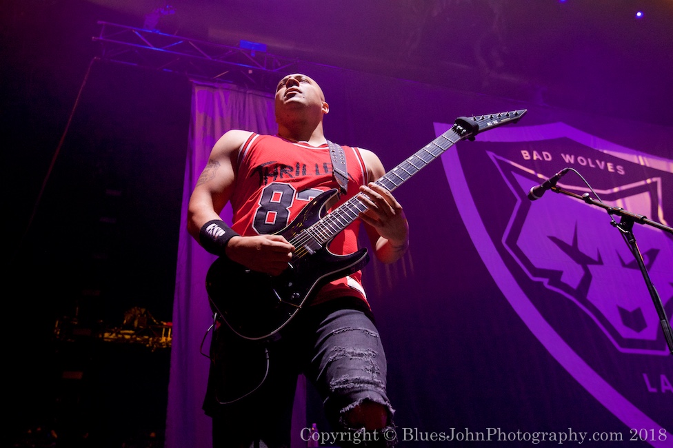 Bad Wolves, Veterans Memorial Coliseum, photo by John Alcala