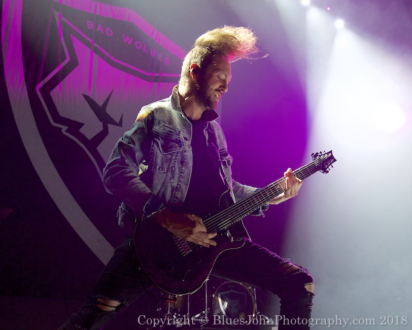 Bad Wolves, Veterans Memorial Coliseum, photo by John Alcala