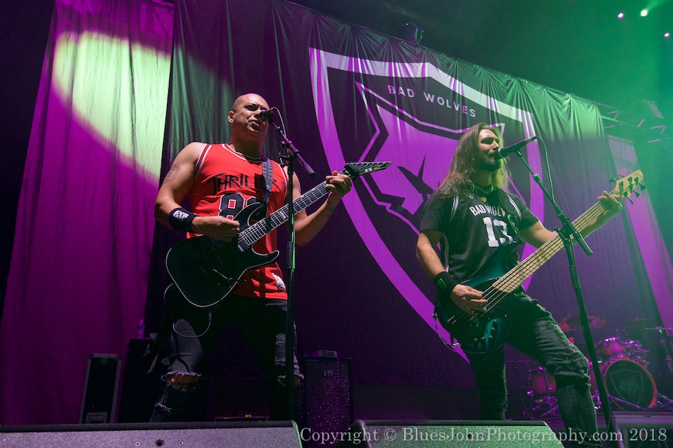 Bad Wolves, Veterans Memorial Coliseum, photo by John Alcala